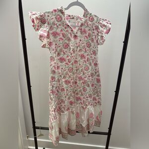 Islapayal Cotton Flutter Sleeve Dress